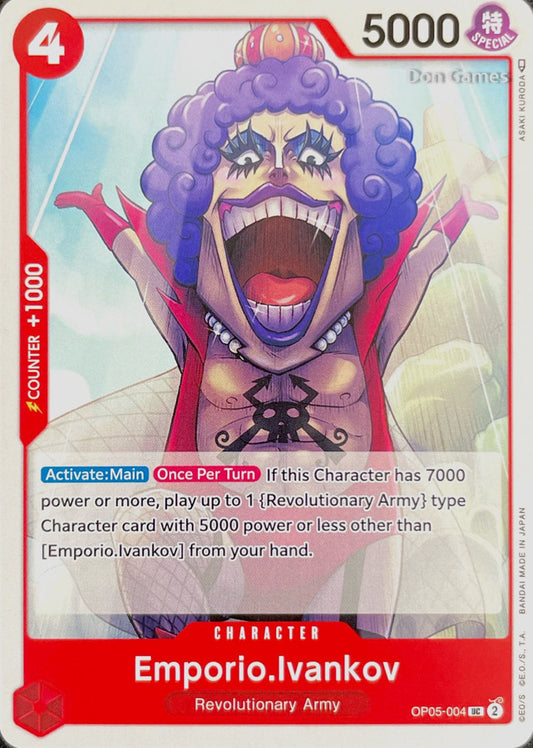 OP05-004 Emporio Ivankov Character Card
