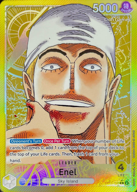 OP05-098 Enel Leader Card Alternate Art