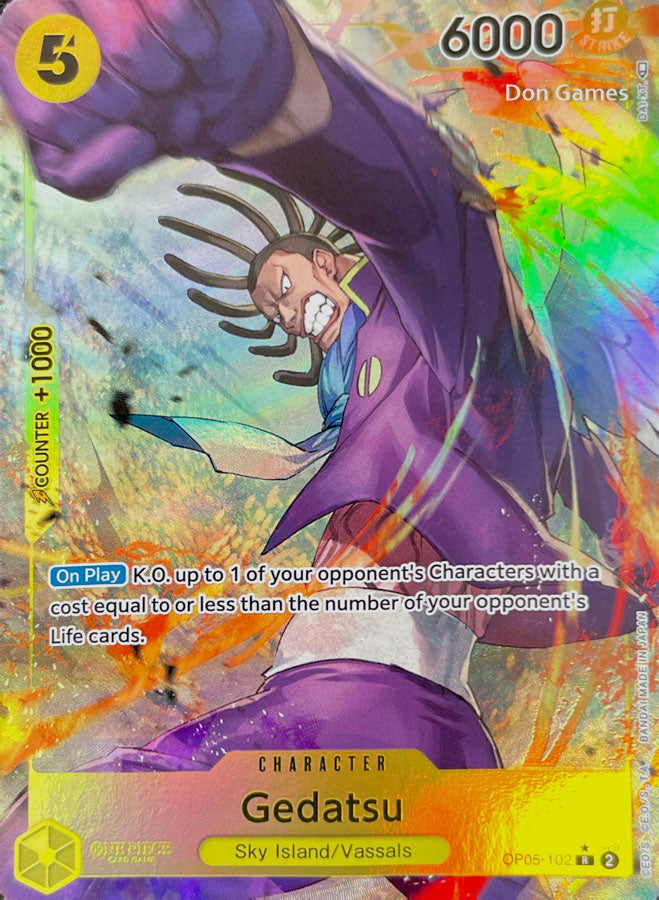 OP05-102 Gedatsu Character Card Alternate Art