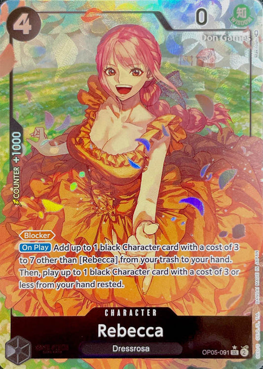 OP05-091 Rebecca Character Card Alternate Art