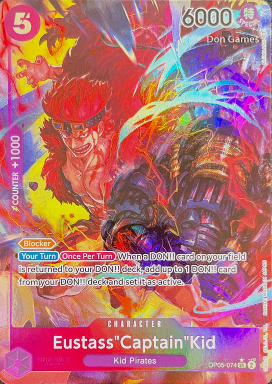 OP05-074 Eustass" Captain" Kid Character Card Alternate Art