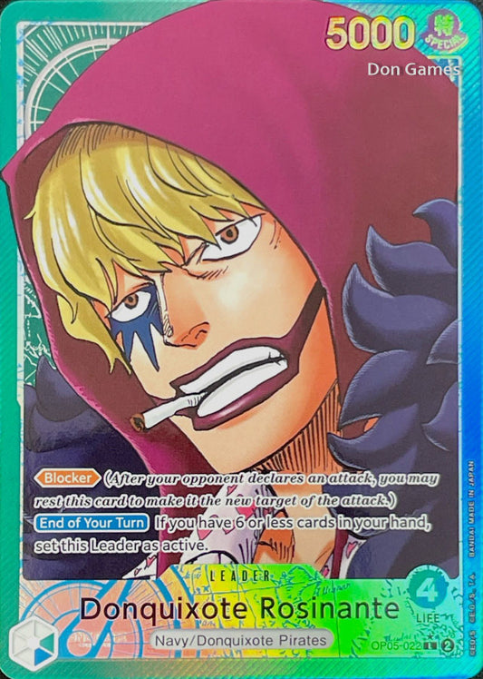 OP05-022 Donquixote Rosinante Leader Card Alternate Art