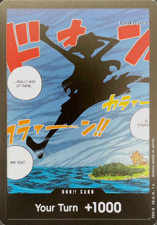 One Piece CCG DON Card - Monkey D Dragon Gold Frame | Japanese Edition, Near Mint One Piece CCG DON Card - Monkey D Dragon Gold Frame | Japanese Edition, Near Mint