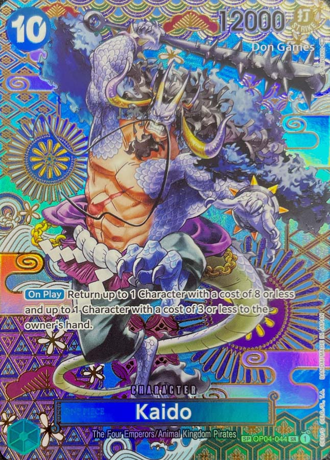 OP04-044 Kaido Character Card Special Alternate Art