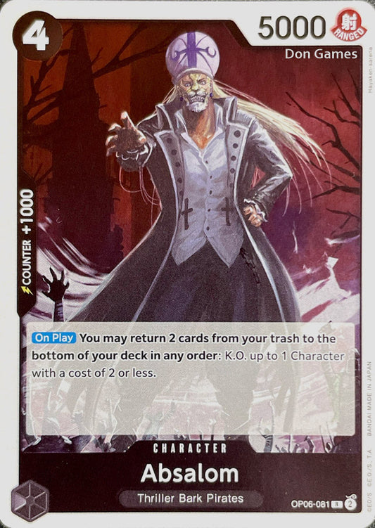 OP06-081 Absalom Character Card