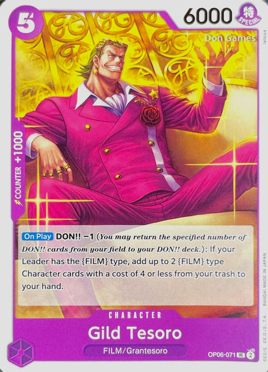 OP06-071 Gild Tesoro Character Card