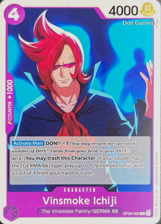 OP06-060 Vinsmoke Ichiji Character Card