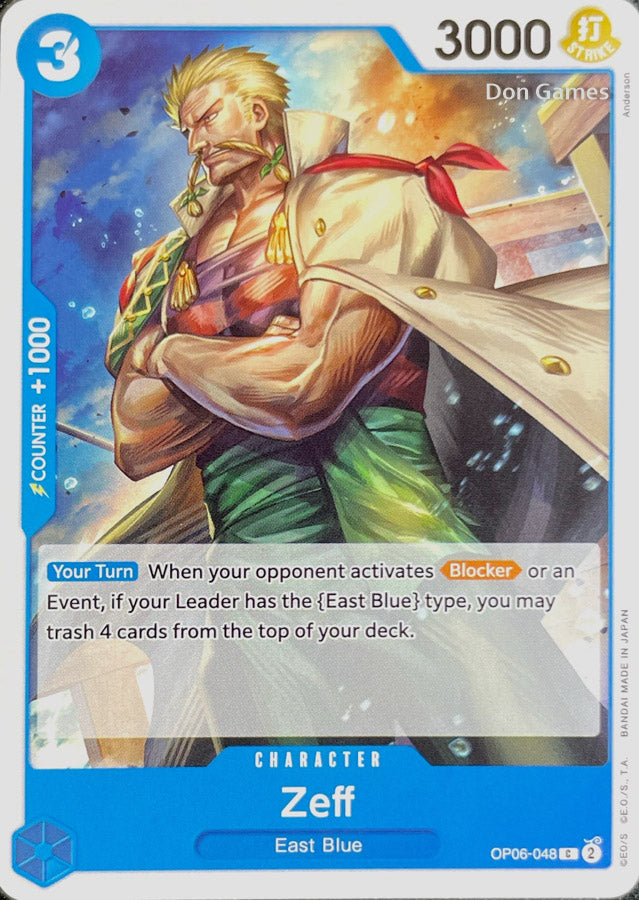 OP06-048 Zeff Character Card – Don Games