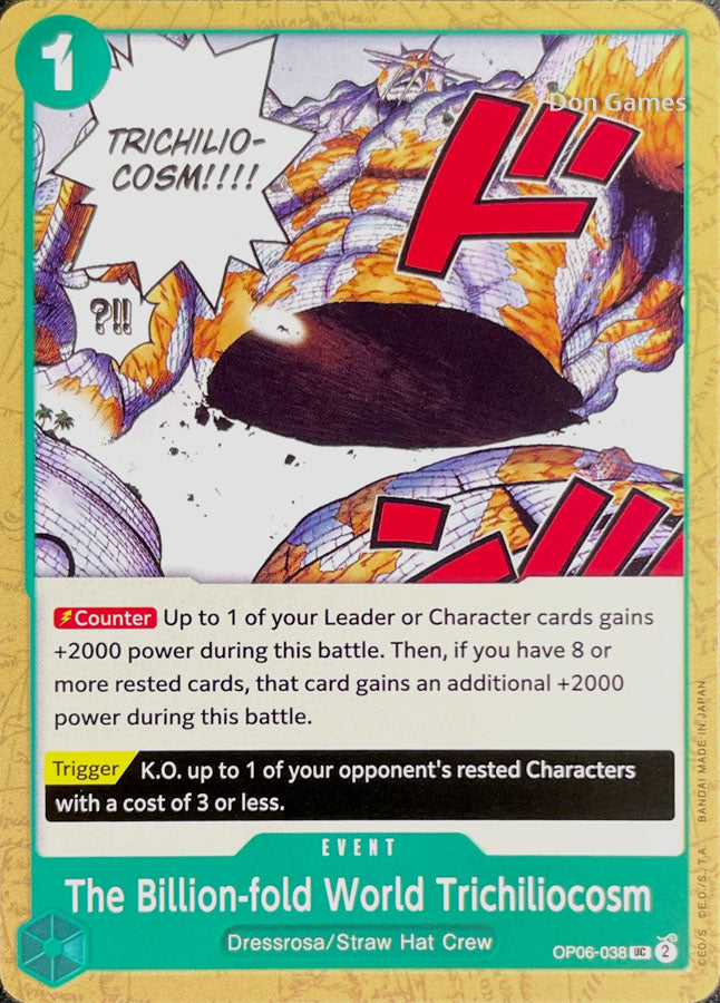 OP06-038 The Billion-fold World Trichiliocosm Event Card