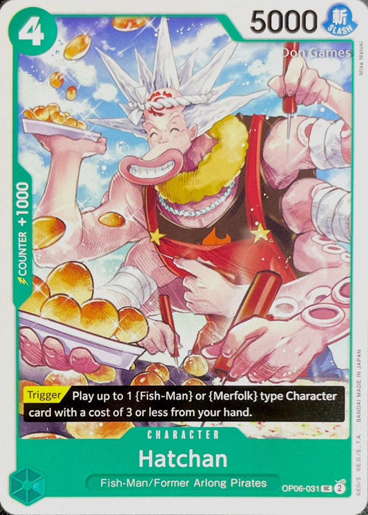 OP06-031 Hatchan Character Card