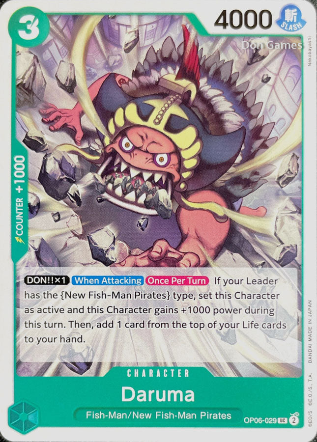 OP06-029 Daruma Character Card