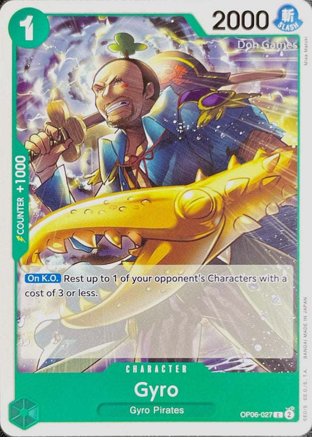 OP06-027 Gyro Character Card