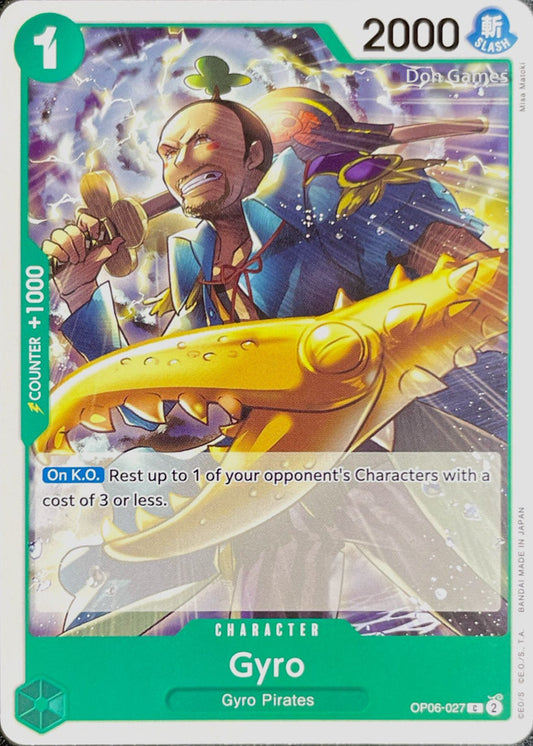 OP06-027 Gyro Character Card