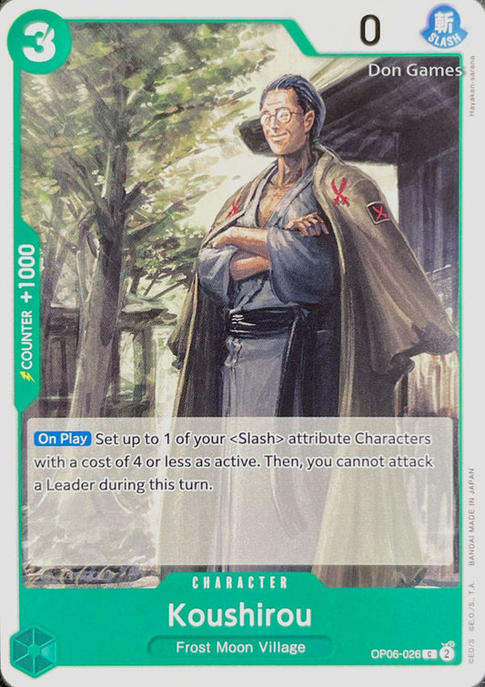 OP06-026 Koushirou Character Card