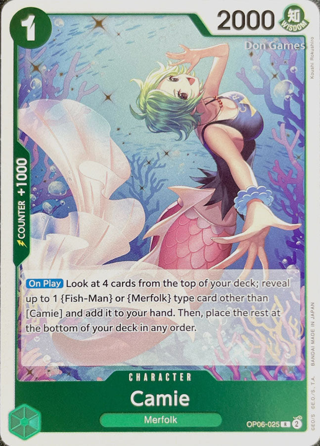 OP06-025 Camie Character Card