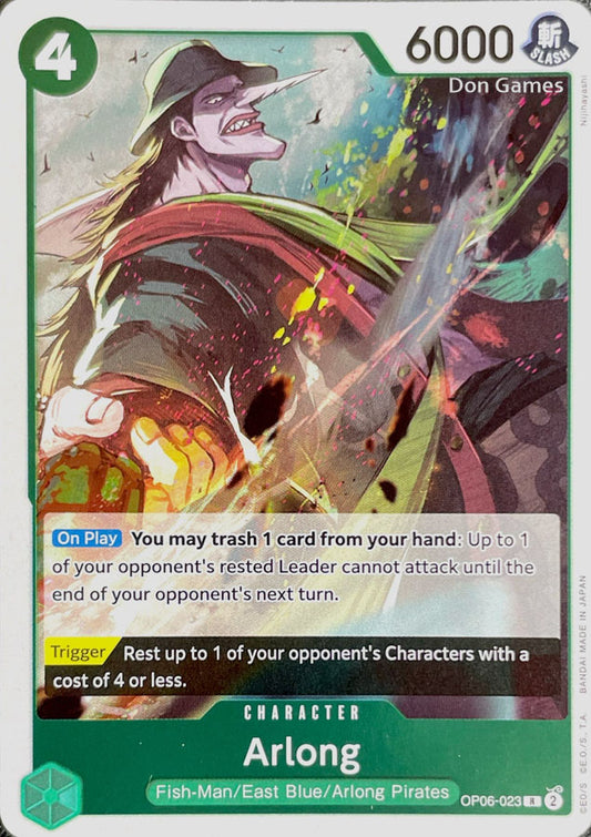 OP06-023 Arlong Character Card