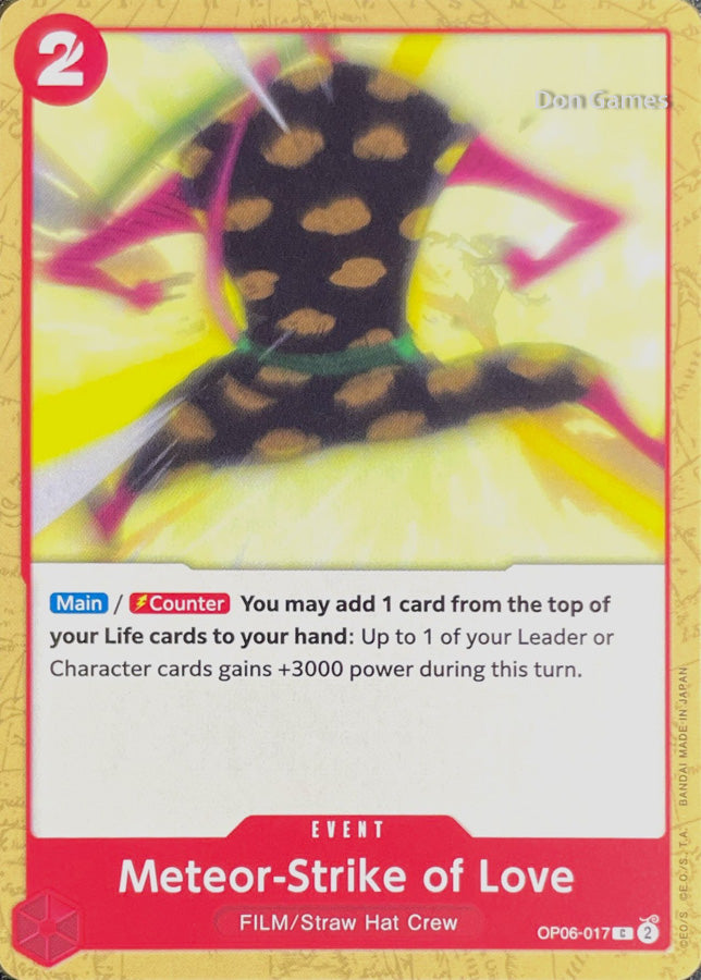 OP06-017 Meteor-Strike of Love Event Card