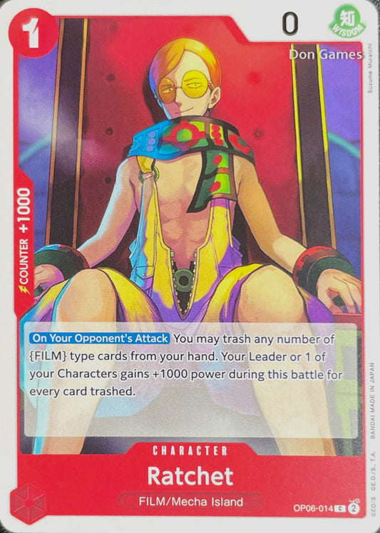 OP06-014 Ratchet Character Card