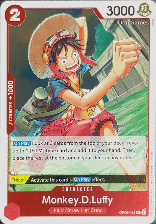 OP06-013 Monkey. D. Luffy Character Card