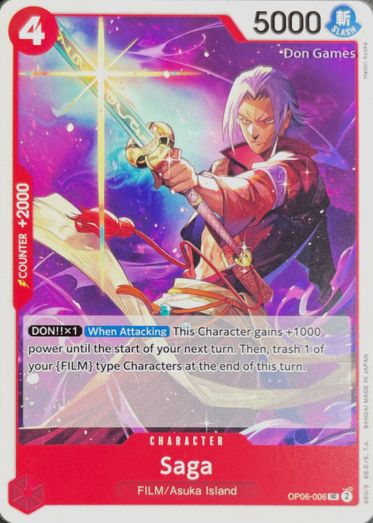 OP06-006 Saga Character Card