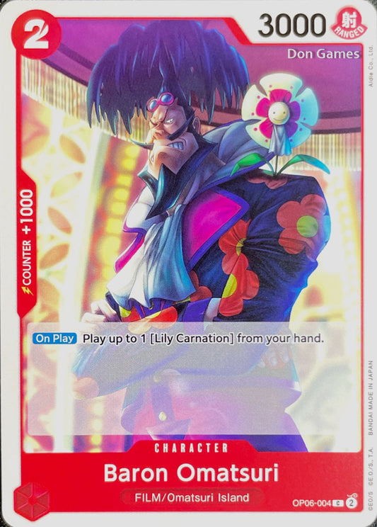 OP06-004 Baron Omatsuri Character Card