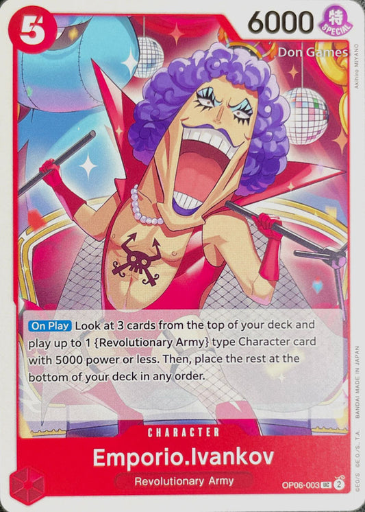 OP06-003 Emporio Ivankov Character Card