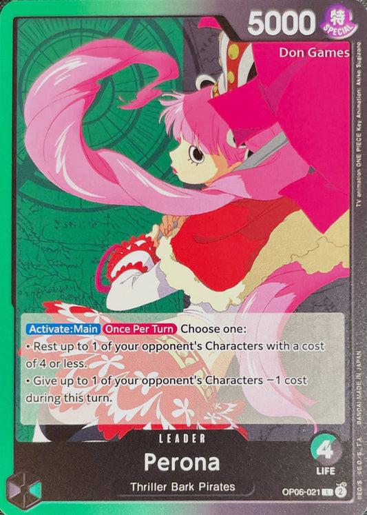 OP06-021 Perona Leader Card