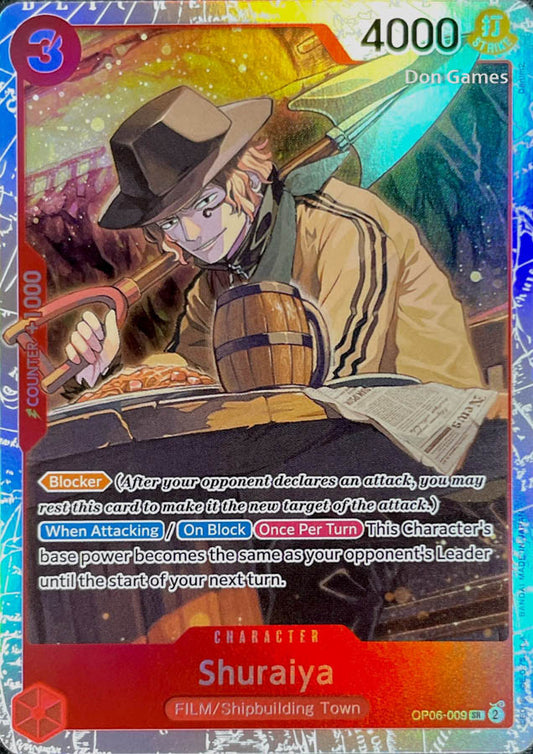 OP06-009 Shuraiya Character Card