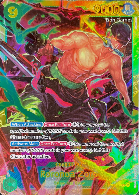 OP06-118 Roronoa Zoro Character Card