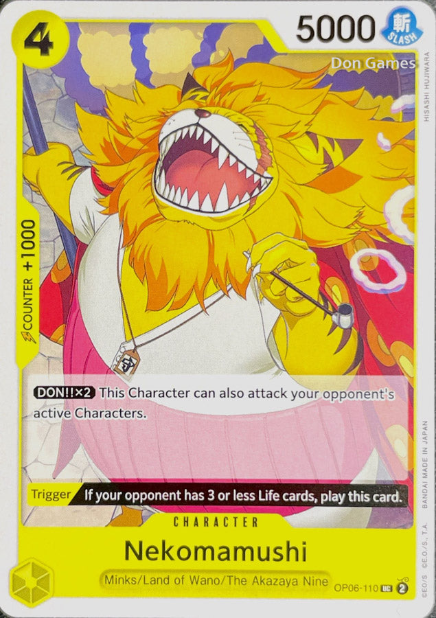 OP06-110 Nekomamushi Character Card