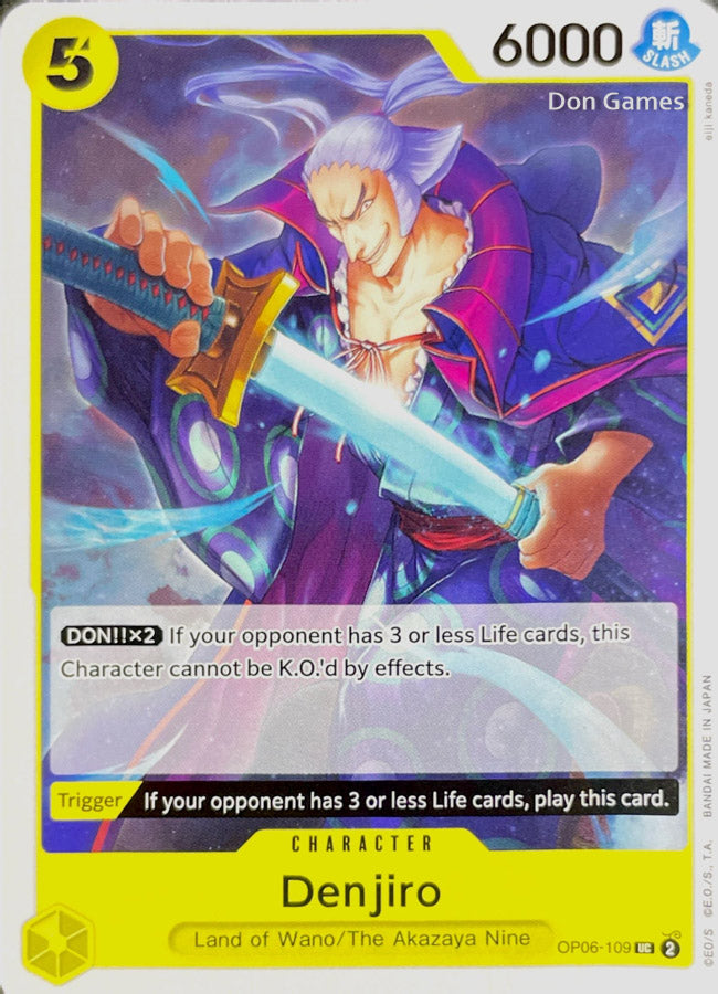 OP06-109 Denjiro Character Card