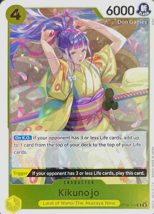 OP06-104 Kikunojo Character Card