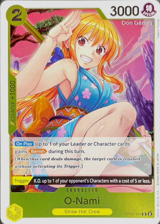 OP06-101 O-Nami Character Card