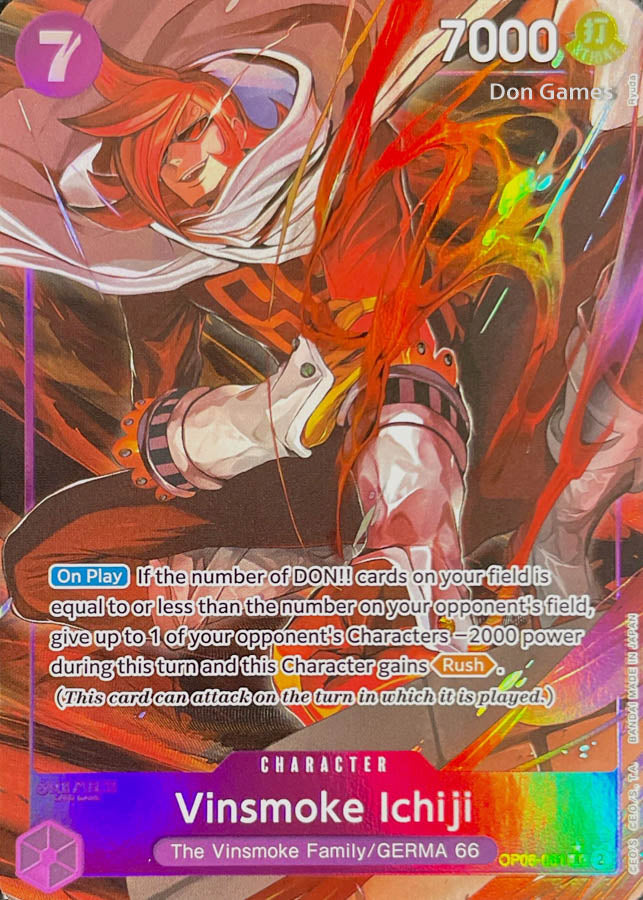 OP06-061 Vinsmoke Ichiji Character Card Alternate Art