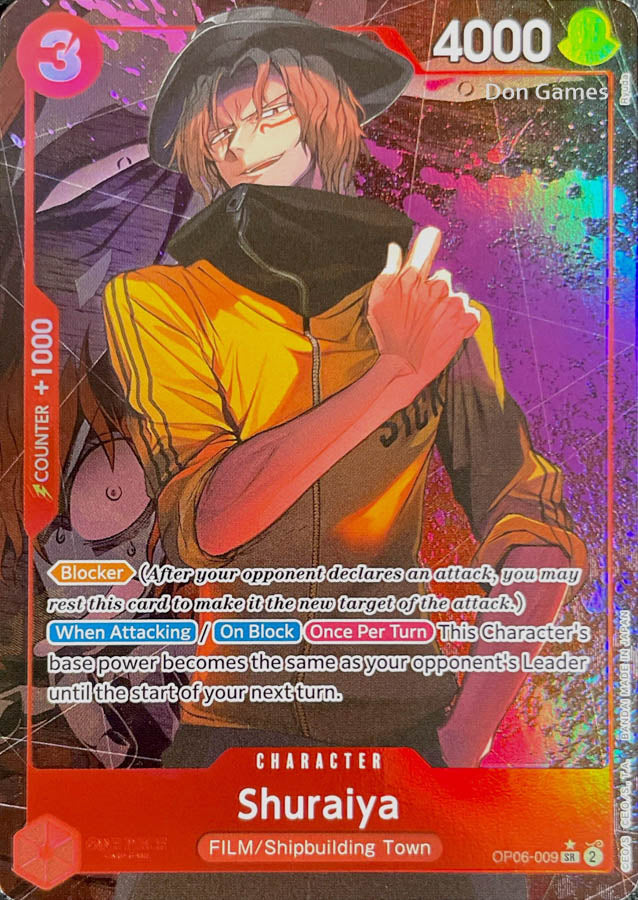 OP06-009 Shuraiya Character Card Alternate Art