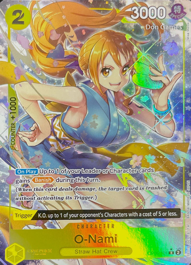 OP06-101 O-Nami Character Card Alternate Art