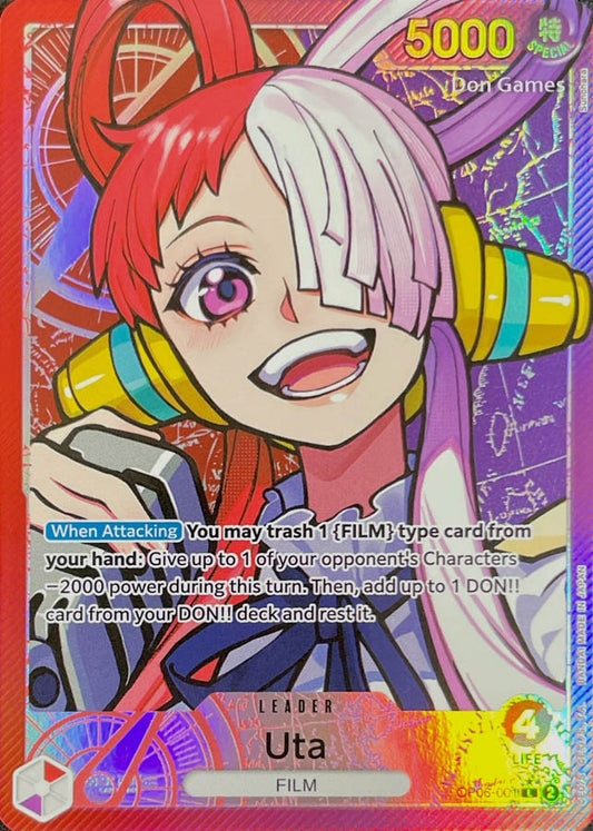 OP06-001 Uta Leader Card Alternate Art