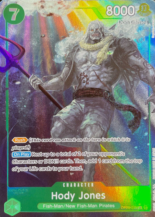 OP06-035 Hody Jones Character Card Alternate Art