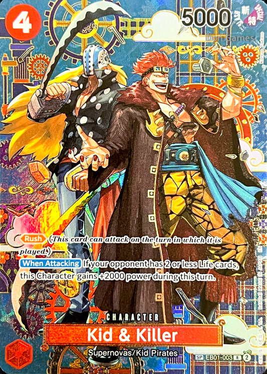 EB01-003 Kid & Killer Character Card Special Alternate Art