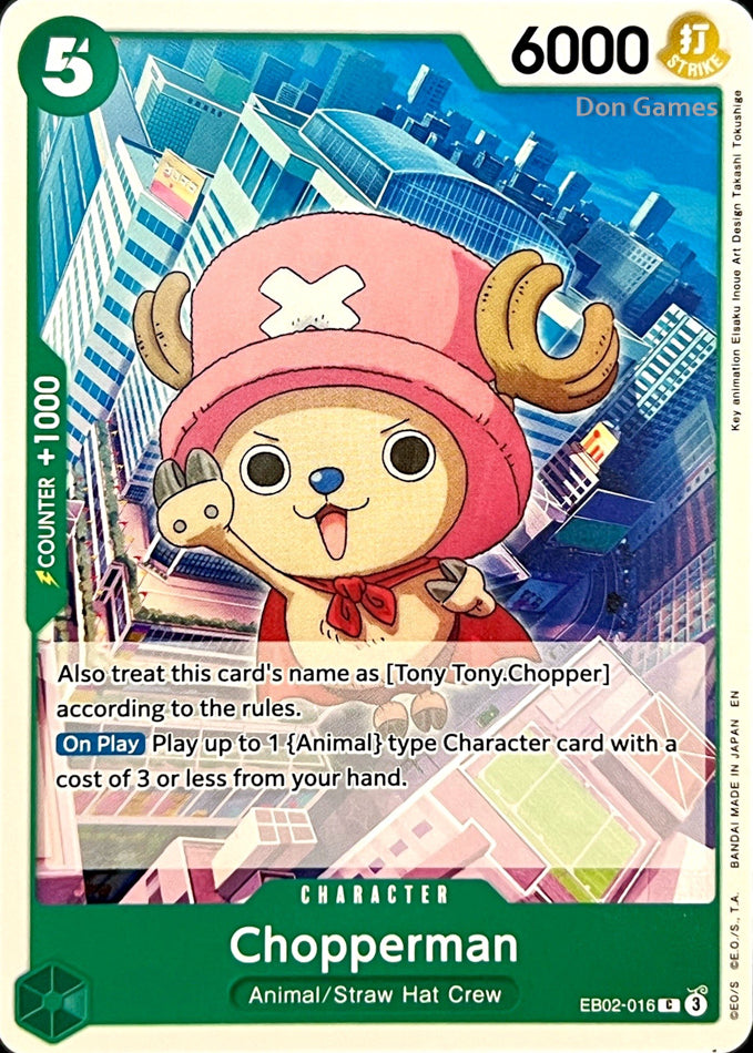 EB02-016 Chopperman Character Card