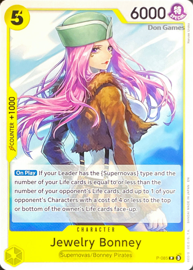 P-085 Jewelry Bonney Character Card Promo