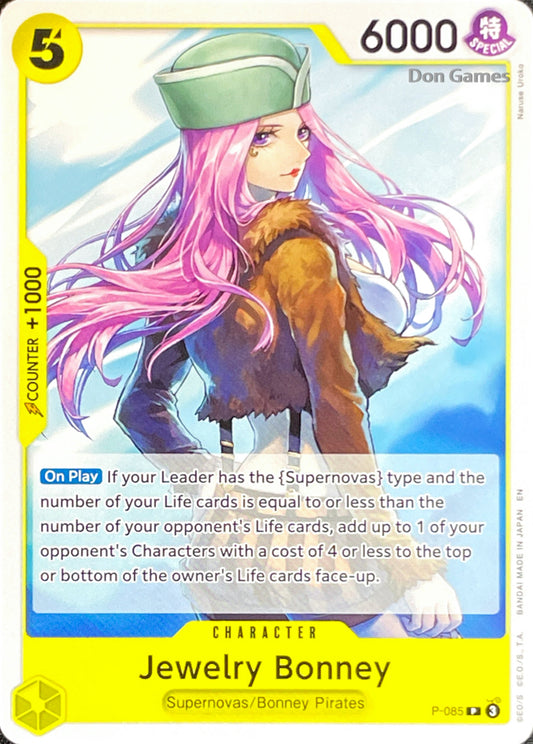 P-085 Jewelry Bonney Character Card Promo