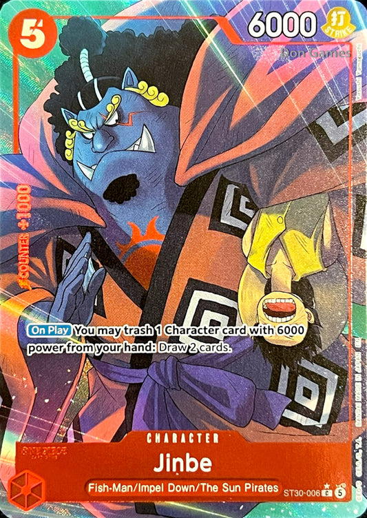 ST30-006 Jinbe Character Card Extended Art