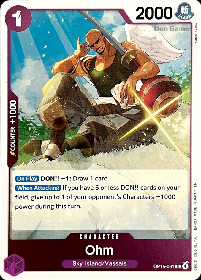 OP15-061 Ohm Character Card