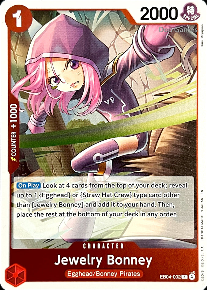 EB04-002 Jewelry Bonney Character Card
