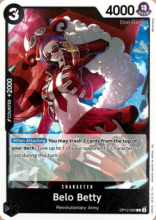 OP12-090 Belo Betty Character Card