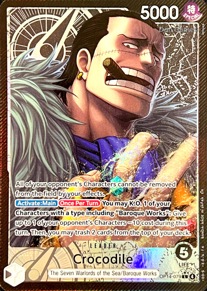 OP14-079 Crocodile Leader Card Alternate Art