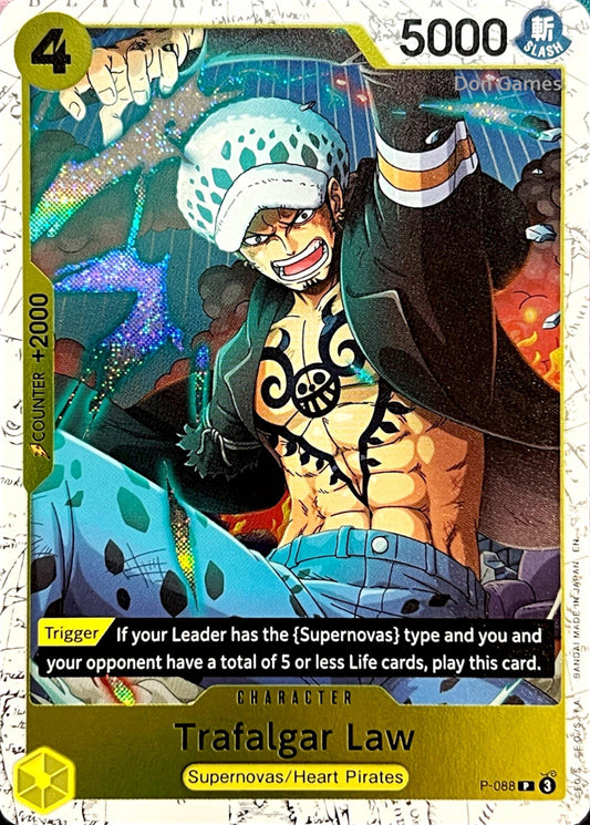 P-088 Trafalgar Law Character Card Pirate Foil