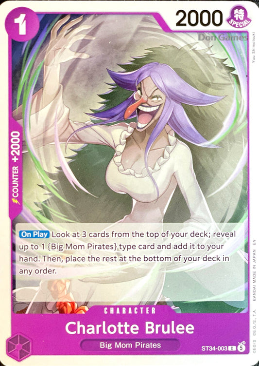 ST34-003 Charlotte Brulee Character Card