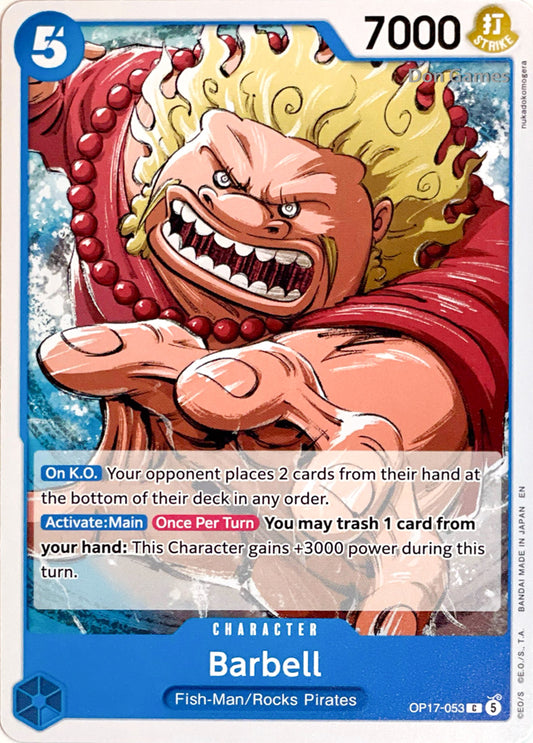 OP17-053 Barbell Character Card